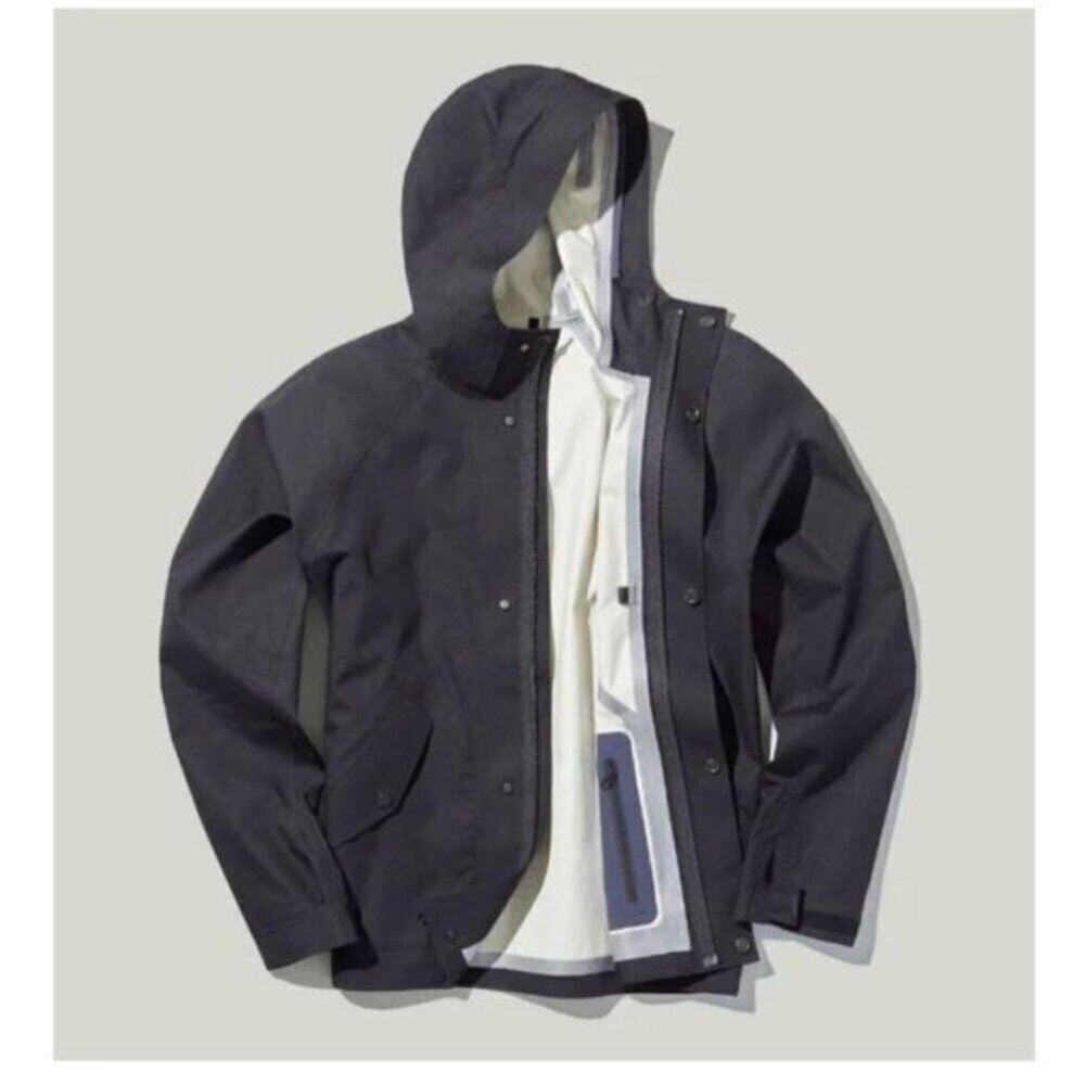 EVERLANE | Technical jacket raincoat windbreaker navy sz XXS